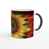 Magic 11oz Sunburst Sunflower Ceramic Mug